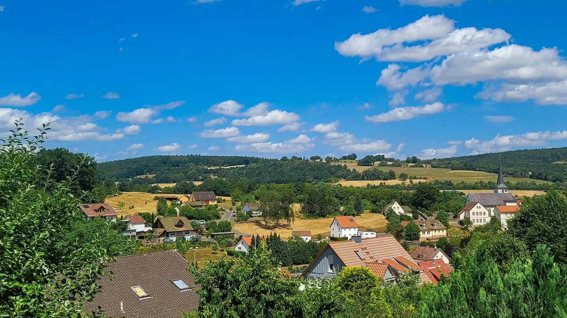 Ferienwohnung Rhoennest Mit Grosser Ueberdachter Terrasse Schonau an der Brend Germany